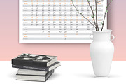 Calendar 2017 Poster, a Stationery Template by Urazovsky Design (Thumbnail 1 of 2)