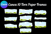 Canva Torn Paper Ripped Frame Templa, a Marketing Template by Design Station (Thumbnail 1 of 3)