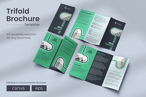 All Purpose Trifold Brochure 04, a Brochure Template by WheelieMonkey