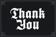 Bladge a Modern Blackletter Font, a Blackletter Font by Blankids Studio (Thumbnail 12 of 12)