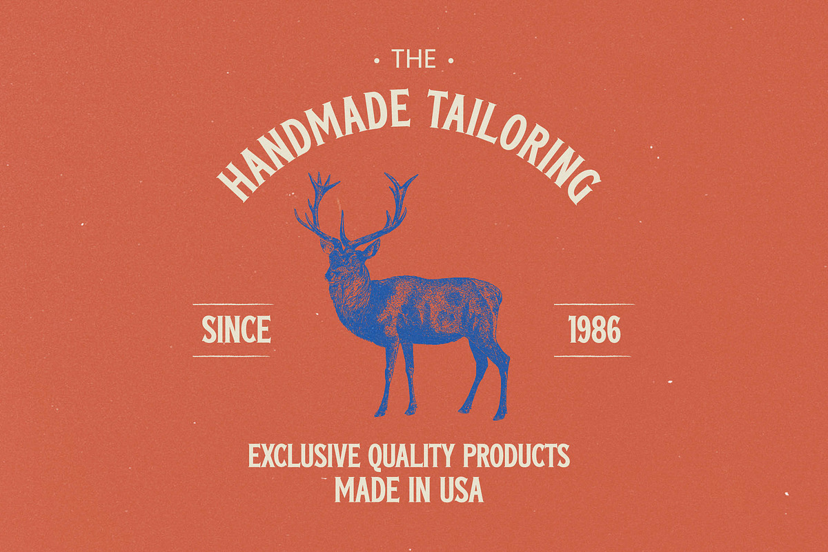 Badge Americana Vintage Serif, a Serif Font by timelesstype.co (Photo 18 of 20)