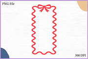 Squiggly Outline Coquette Frame Set, a Decorative Illustration by Gfx Expert Team (Thumbnail 5 of 10)