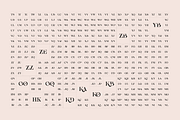 Aseno Modern - Ligatures Serif Font, a Serif Font by Nirmana Visual (Thumbnail 7 of 17)