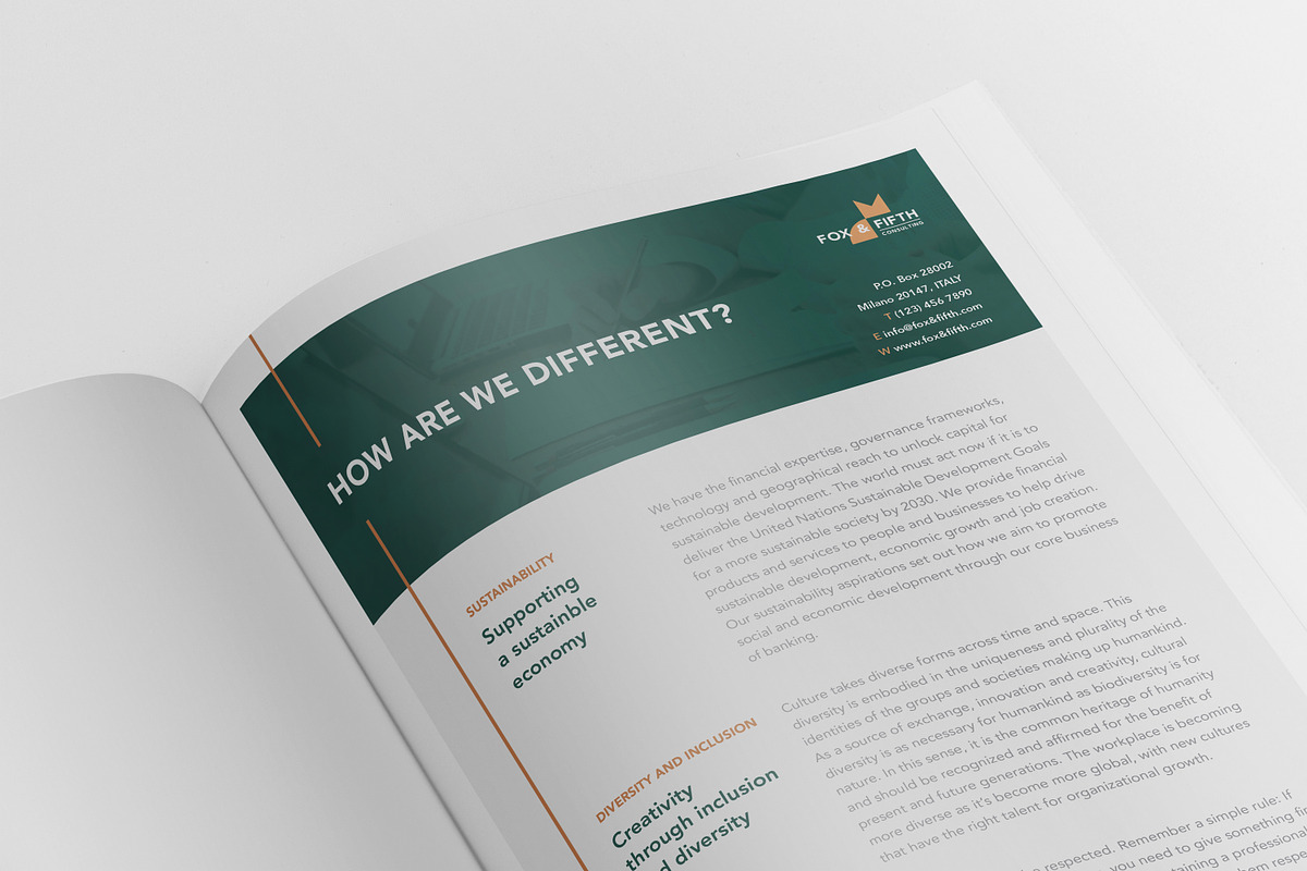 Startup Business Proposal Template, a Brochure Template by Andre28 (Photo 2 of 12)