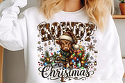 Howdy Christmas Highland Cow PNG, a Seasonal Illustration by Designking (Thumbnail 6 of 6)
