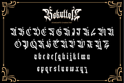 DB Bokutton Blackletter Typeface, a Blackletter Font by Sitintahitam (Thumbnail 5 of 8)