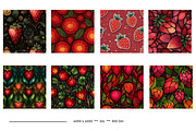 Strawberry Retro Art Style Patterns, a Pattern Graphic by karenfoleyphoto (Thumbnail 8 of 16)