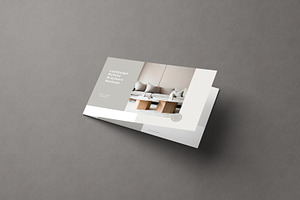 Landscape Bifold Brochure Mockups