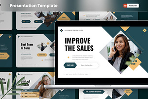 Salesdeck Presentation PowerPoint, a Presentation Template by MtvtdArt