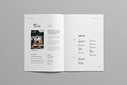 Minimal Cookbook/Recipes Book, a Brochure Template by Meenom Templates (Thumbnail 3 of 14)