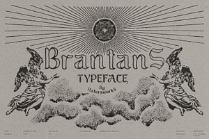 BRANTANS TYPEFACE, a Blackletter Font by Naturaworks Creative