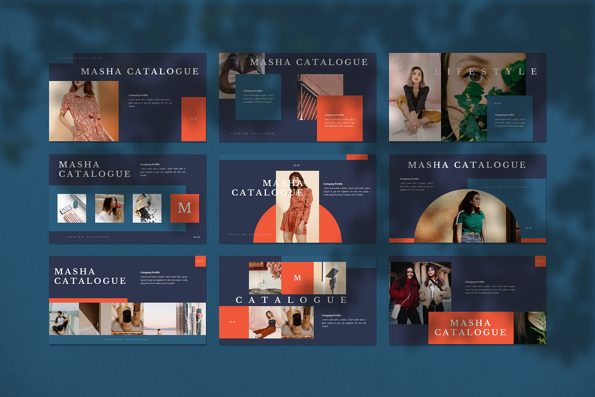 Masha Vibrant PowerPoint Template, a Presentation Template by uiplus (Photo 3 of 5)