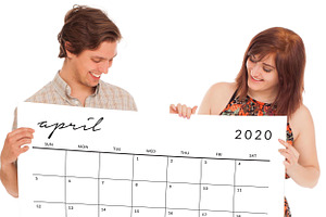 2020 Monthly Calendar -IDO4