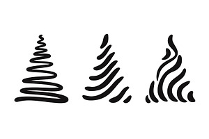 Black silhouettes of festive, an Object Illustration by Tati_Kli