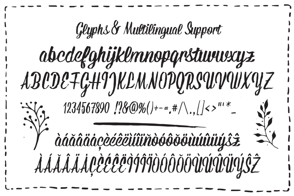 Arnabelle Script Font + 65 Extras preview 4