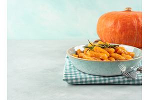 Pumpkin potato gnocchi easy Italian, a Food & Drink Photo by Lifemorning