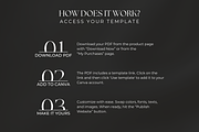 Link in Bio Canva Website Template, an App Template by Meraki Templates (Thumbnail 7 of 8)
