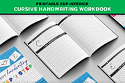 KDP Cursive Handwriting Workbook, an Illustration by PublishingHelper (Thumbnail 2 of 4)