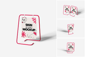 Sign Board Mockup, a Product Mockup by MrLetters