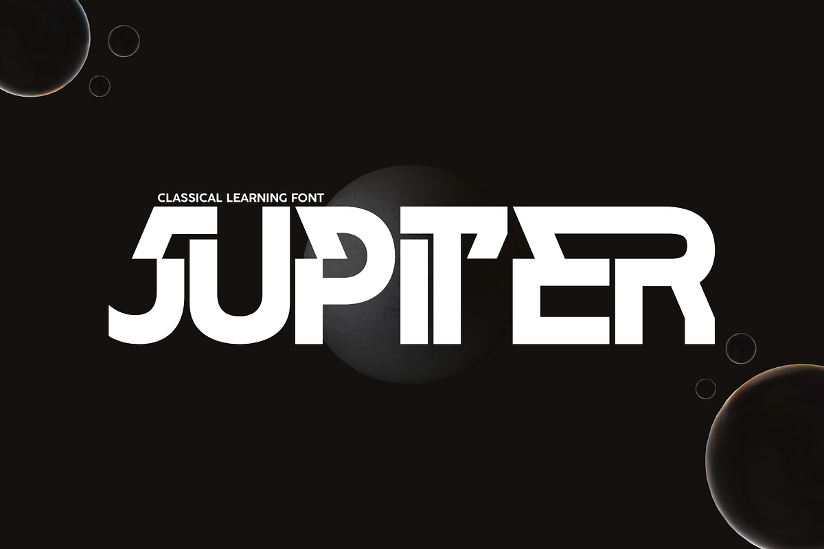 CLASSICAL LEARNING - FUTURISTIC FONT, a Sans Serif Font by 177Studio (Photo 4 of 8)