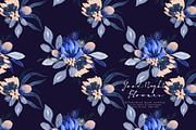 Good Night Flowers, a Decorative Illustration by Webvilla Studio (Thumbnail 3 of 5)