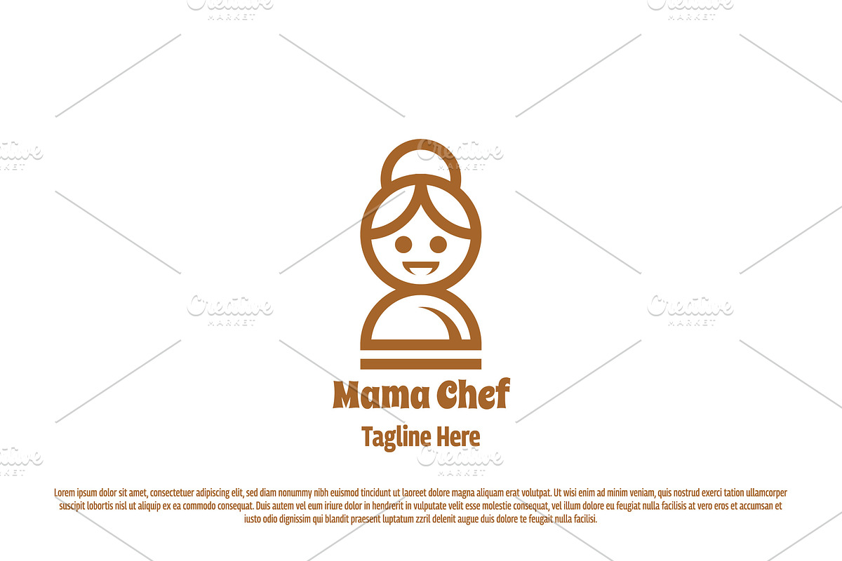 Mother Restaurant Logo Design Icon, a Branding & Logo Template by Morvana Crew