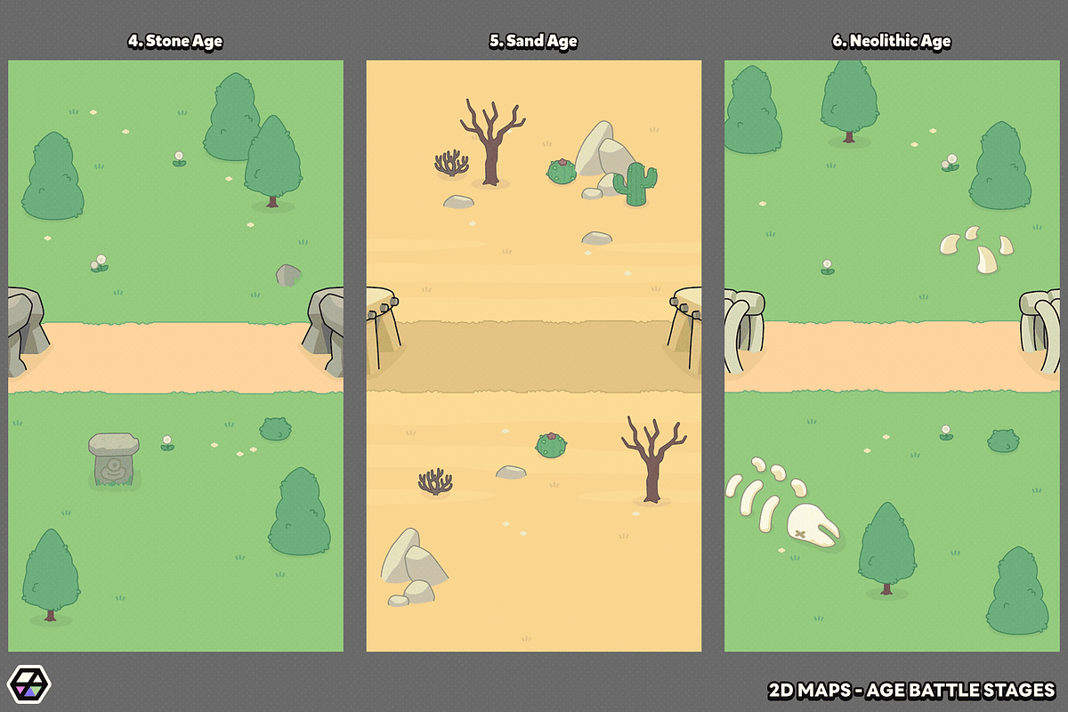 2D Maps - Age Battle Stages, a Background Graphic by LAYERLAB (Photo 7 of 17)