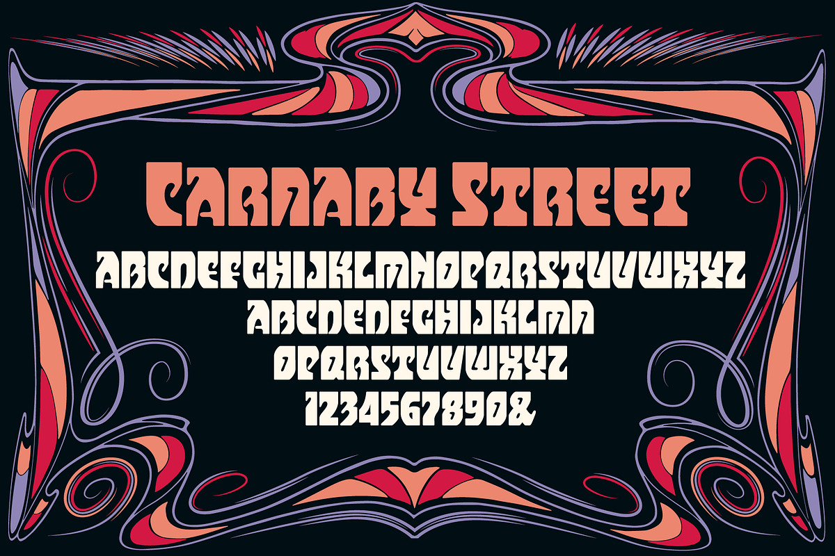 Carnaby Street Font, a Font by Mysterylab Designs (Photo 2 of 5)
