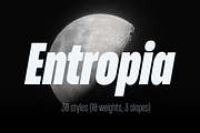 Entropia — condensed geometric sans, a Sans Serif Font by Slava Antipov (Thumbnail 1 of 14)