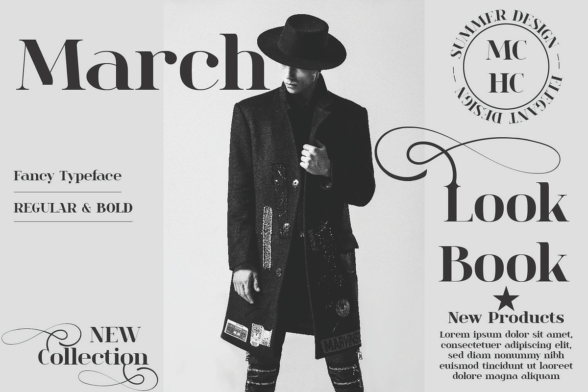 Cecilia | Fancy Serif Family, a Serif Font by MchCrafter (Photo 9 of 15)