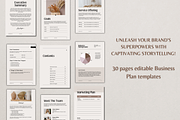 30 Pages Beige Modern Business Plan, a Print Template by TheSimplySereneShop (Thumbnail 3 of 8)