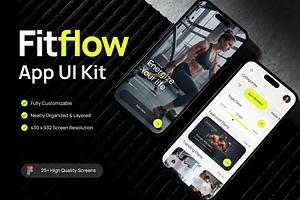 Fitflow Mobile App UI Kit