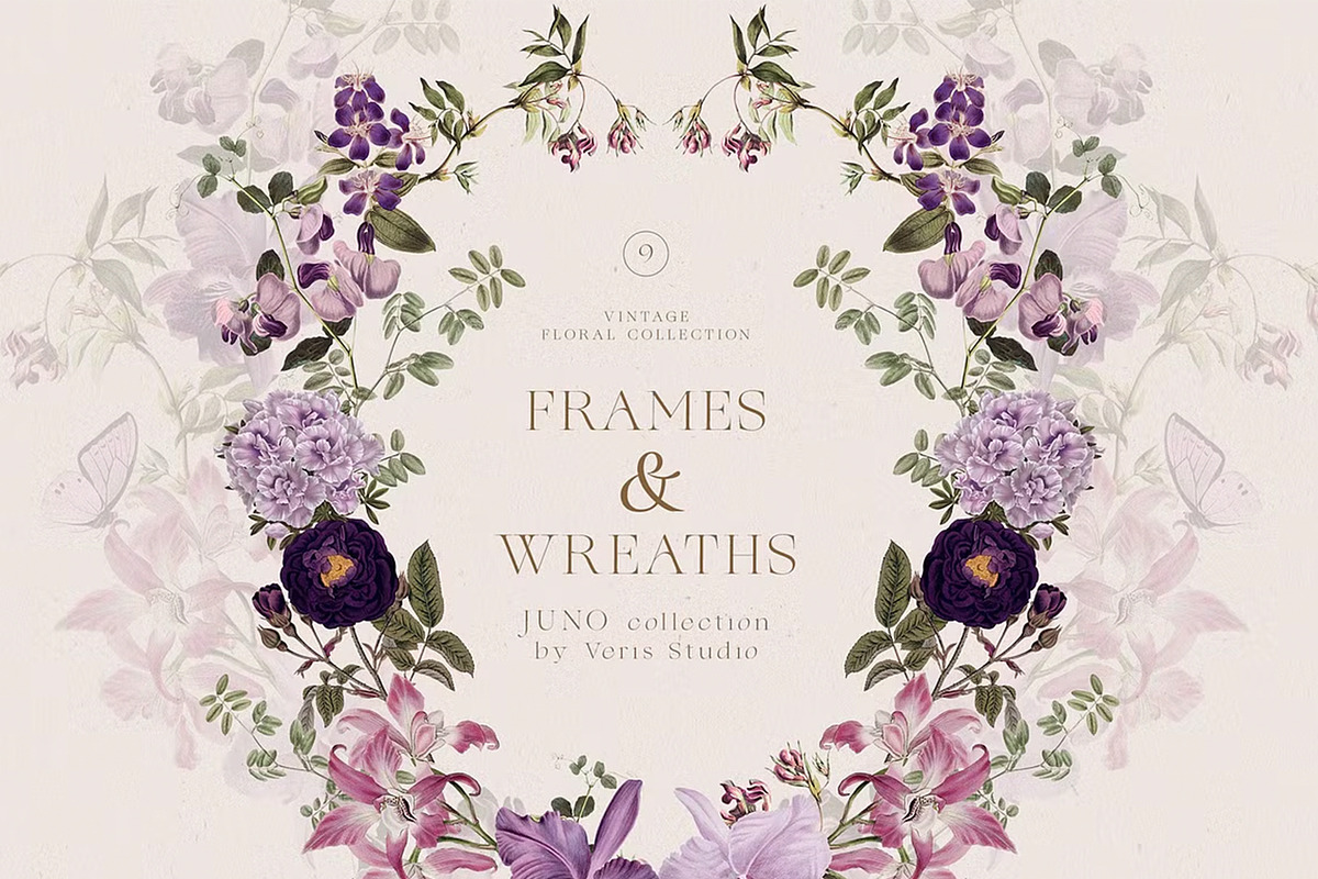 BUNDLE Watercolor Floral Graphic, a Decorative Illustration by Veris Studio (Photo 8 of 43)