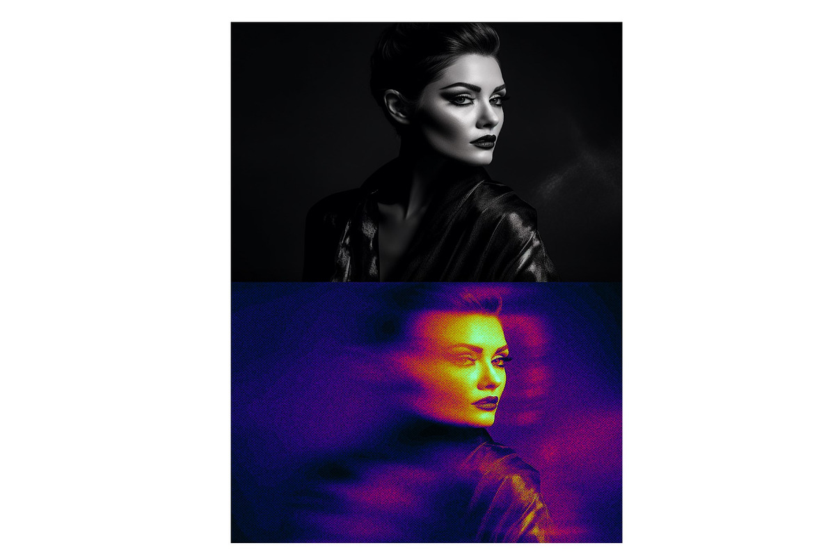 Smudged Gradient Photo Effect, a Brushes & More by studiogstock (Photo 2 of 2)