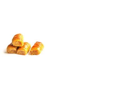 Oriental sweet baklava isolate on a, a Food & Drink Photo by yanadjana