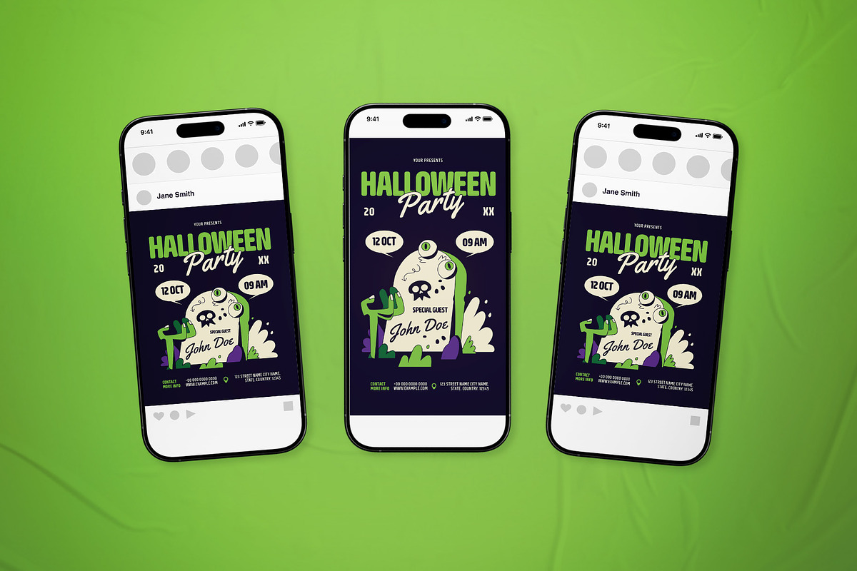 Halloween Flyer Set, a Flyer Template by The Good Store (Photo 2 of 2)