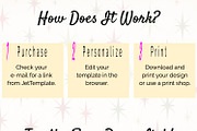 Bridal shower invitation template, an Invitation Template by ZobaDepot (Thumbnail 4 of 6)