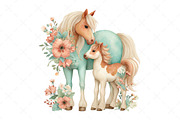Whimsical Mother's Day Animals PNG, an Illustration by Craft Nest (Thumbnail 10 of 12)