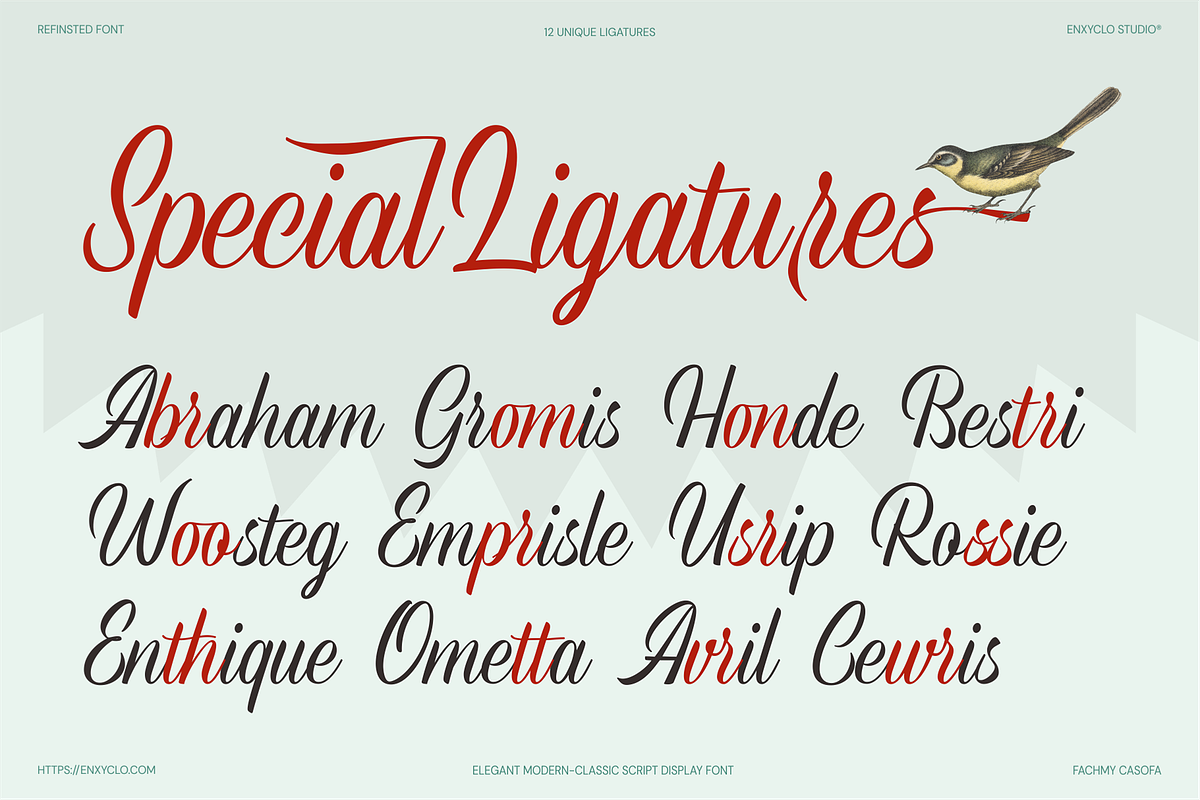 REFINSTED — Elegant Luxury Font, a Script Font by Enxyclo Studio (Photo 11 of 15)