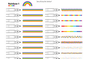 Rainbow Party Illustrator Brush Pack, a Brush Add-On by MarkieAnn Creative (Thumbnail 2 of 7)