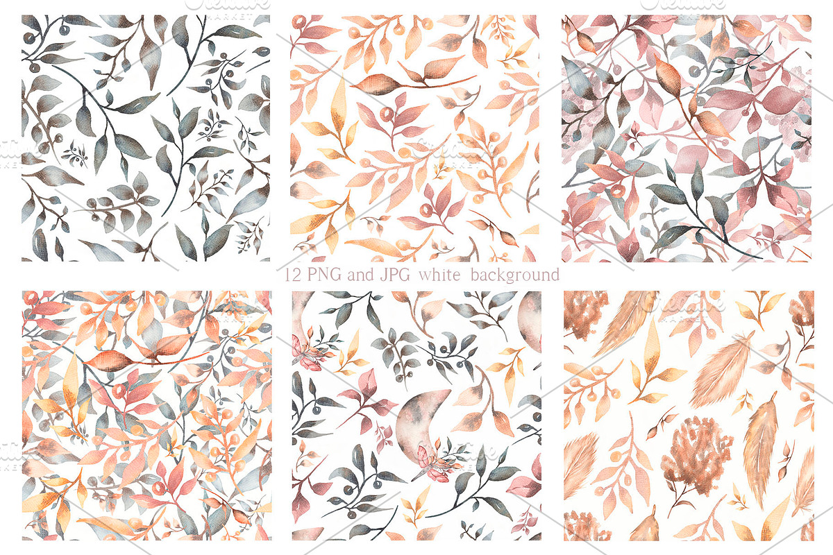 Nature Spirit Patterns, a Pattern Graphic by MayaNavits (Photo 3 of 11)