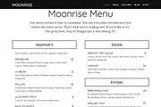Moonrise Restaurant WordPress Theme, a WordPress Template by Organized Themes (Thumbnail 2 of 5)