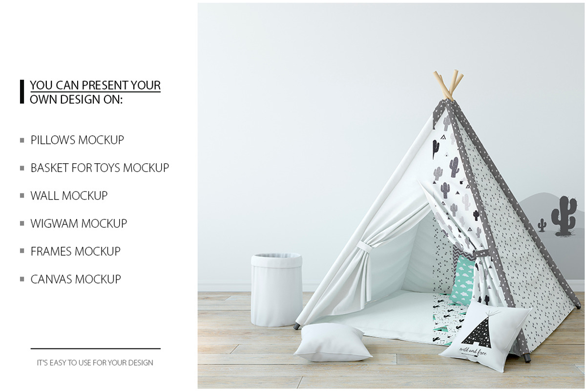 KIDS Fabric Mockup Pack - 1, a Household Mockup by Yuri-U (Photo 2 of 21)