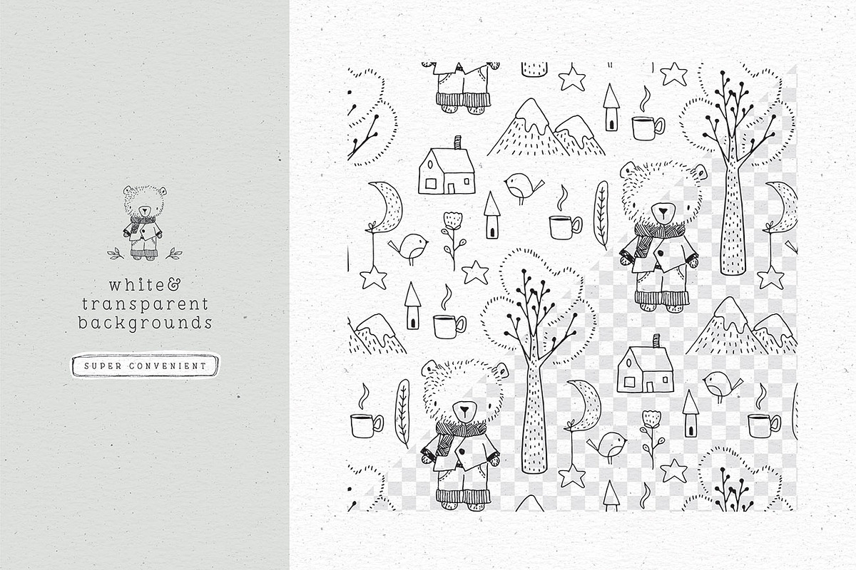 Black & White Winter Patterns, a Pattern Graphic by Lisa Glanz (Photo 10 of 13)