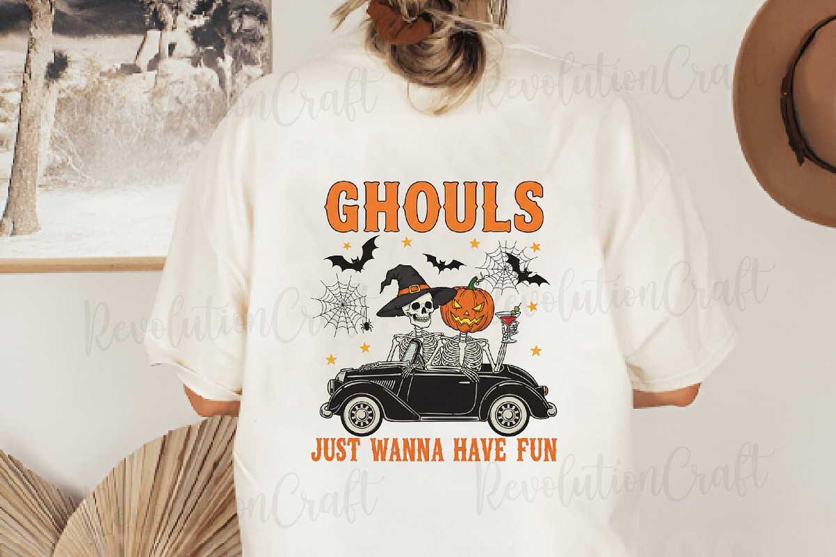 Retro Skeleton Halloween PNG Bundle, an Illustration by OK Design (Photo 14 of 14)