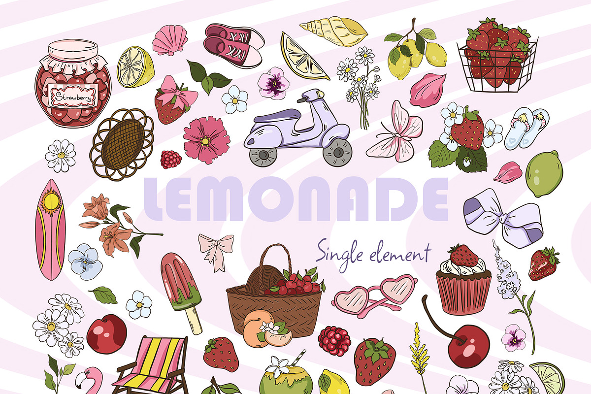 Lemonade. Hand draw graphic, an Object Graphic by ma_i_vi (Photo 7 of 10)