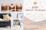 Boho Abstract Landscapes, a Background Graphic by roskque (Thumbnail 1 of 7)