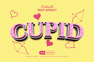 Valentine Text Effect 3D Style, a Layer Style Add-On by Mockmenot