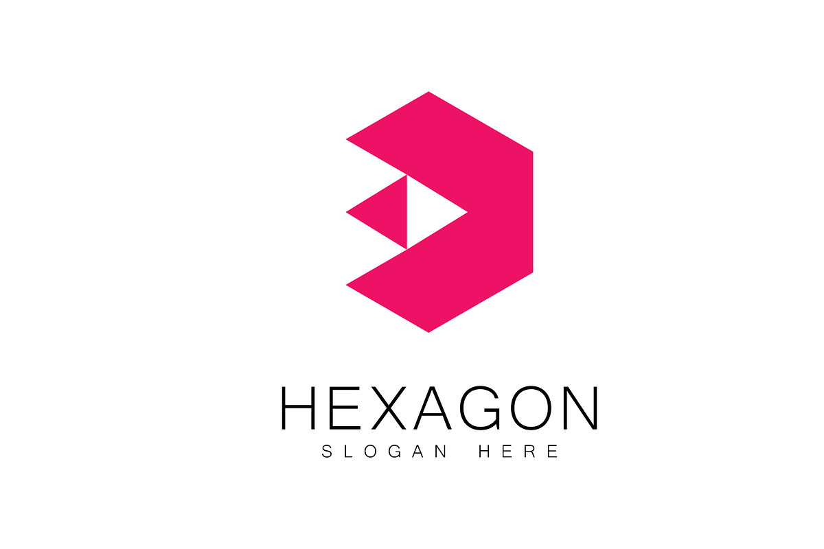 Polygonal Hexagon Logo Vector, a Graphic by T.Vooka (Photo 2 of 3)