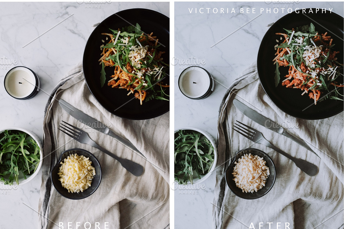 DARK FOOD LIGHTROOM PRESETS, a Preset Add-On by Victoria Bee Presets (Photo 15 of 17)